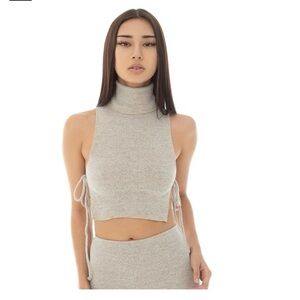 Are you am ISleeveless Turtleneck Crop Top